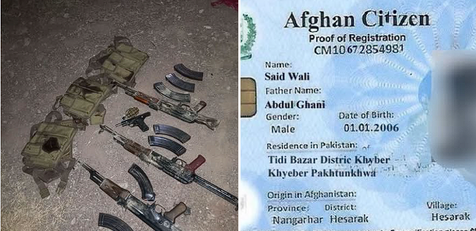 Afghan National Among 4 Terrorists Killed in Peshawar IBO